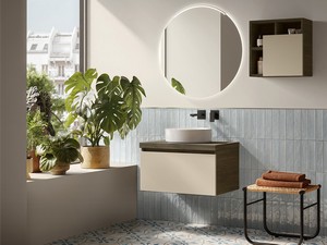 Raku Acqua Tile 6x25 Glossy Effect Stoneware Blue