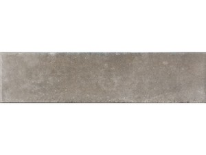 Fliese Raku 6x25 Feinsteinzeug grau glänzend