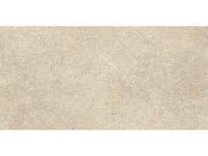 Carrelage Sakkara Sand 60x120 grès cérame effet pierre calcaire beige