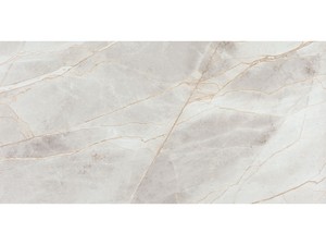 Fliese Samarcanda Ice 60x120 Feinsteinzeug Marmorptik glänzend Eisweiß