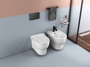 WC-Sitz Astra Slim mit Absenkautomatik Weiß