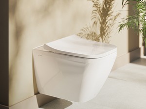 WC suspendu Integra Square Rimless 54,5 cm blanc
