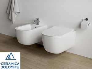 Wc Sospeso Italia Rimless Bianco Lucido