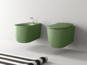 Bidet Sospeso Nolita Verde Opaco