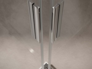 Sax Corner Shower Box 80x120 H200 Sliding Doors 6 mm Crystal Transparent Chrome