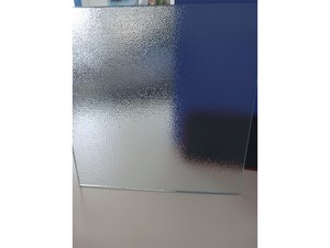 Sax Hinged Shower Door Ext. 72/76 cm Printed Crystal Chrome Profile