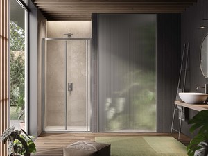 Sax Folding Shower Door Ext. 72/76 cm Transparent Chrome