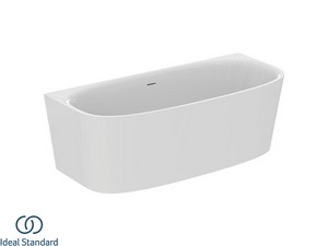 Freistehende Badewanne Wandmontage Ideal Standard® Atelier Dea 180x80 cm Weiß Glänzend