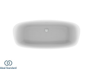 Freistehende Badewanne Ideal Standard® Atelier Dea 190x90 cm Zweifarbig Weiß/Seidenschwarz Matt