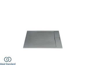 Receveur de douche Ideal Standard® ULTRAFLAT-S i.LIFE carré 70x70 cm résine gris