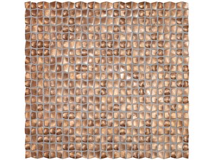 Mosaïque aluminium Shell Copper 30x31,2 cm cuivre