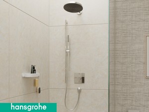Mitigeur thermostatique douche à encastrer Hansgrohe® ShowerSelect Square 2 voies