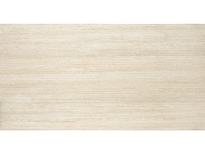 Fliese 3,5 mm Slim Navona Beige gestreift 50x100 Feinsteinzeug Travertinoptik 3D