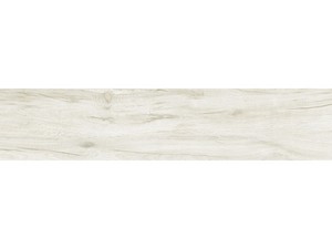 Carrelage extra-fin 3,5 mm Slimwood White 20x100 grès cérame effet bois blanc