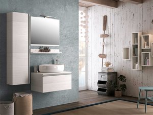 Plan pour lavabo Smart 76x46xh2 mélèze blanc