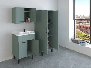 Smeraldo PVC Wall Unit 60x34x52 cm Green