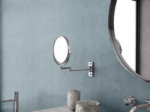 Focus 3X Magnifying Bathroom Mirror in Chrome-Plated Stainless Steel