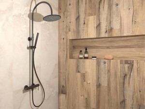 Duschsystem 2 Funktionen Spring Edelstahl 304 Gun Metal