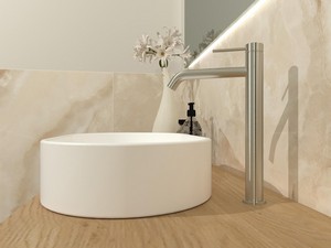 Mitigeur de lavabo haut sans bonde Spring Inox 304 brossé