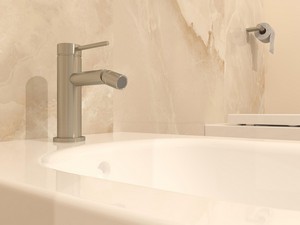 Mitigeur pour bidet sans bonde Spring Inox 304 brossé