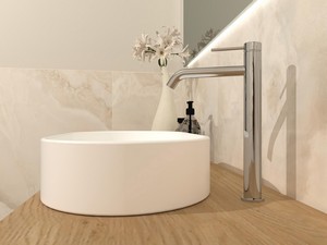 Mitigeur de lavabo haut sans bonde Spring Inox 304 chrome