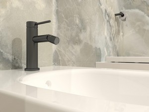 Mitigeur pour bidet sans bonde Spring Inox 304 Gun Metal