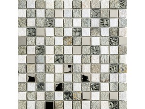 Mosaik Naturstein St.Moritz Gris 30X30 Grau