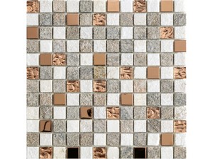 Mosaik Naturstein St.Moritz Rose 30X30