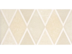 Carrelage mural Sunstone Deco Tartan 26,1x52,2 cm motif géométrique