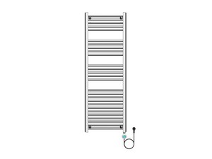Flame EL towel warmer 137,5x48 Polished Chrome