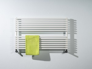 HORIZONTAL TOWEL WARMER WITHOUT L120XH61 GLOSS WHITE