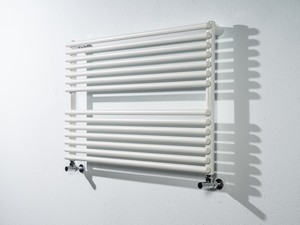 HORIZONTAL TOWEL WARMER WITHOUT L120XH61 GLOSS WHITE