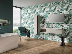 BADMÖBEL TRENDY 141 CM ZEMENT UND WASCHBECKEN HIDE RECHTS WEISS MATT