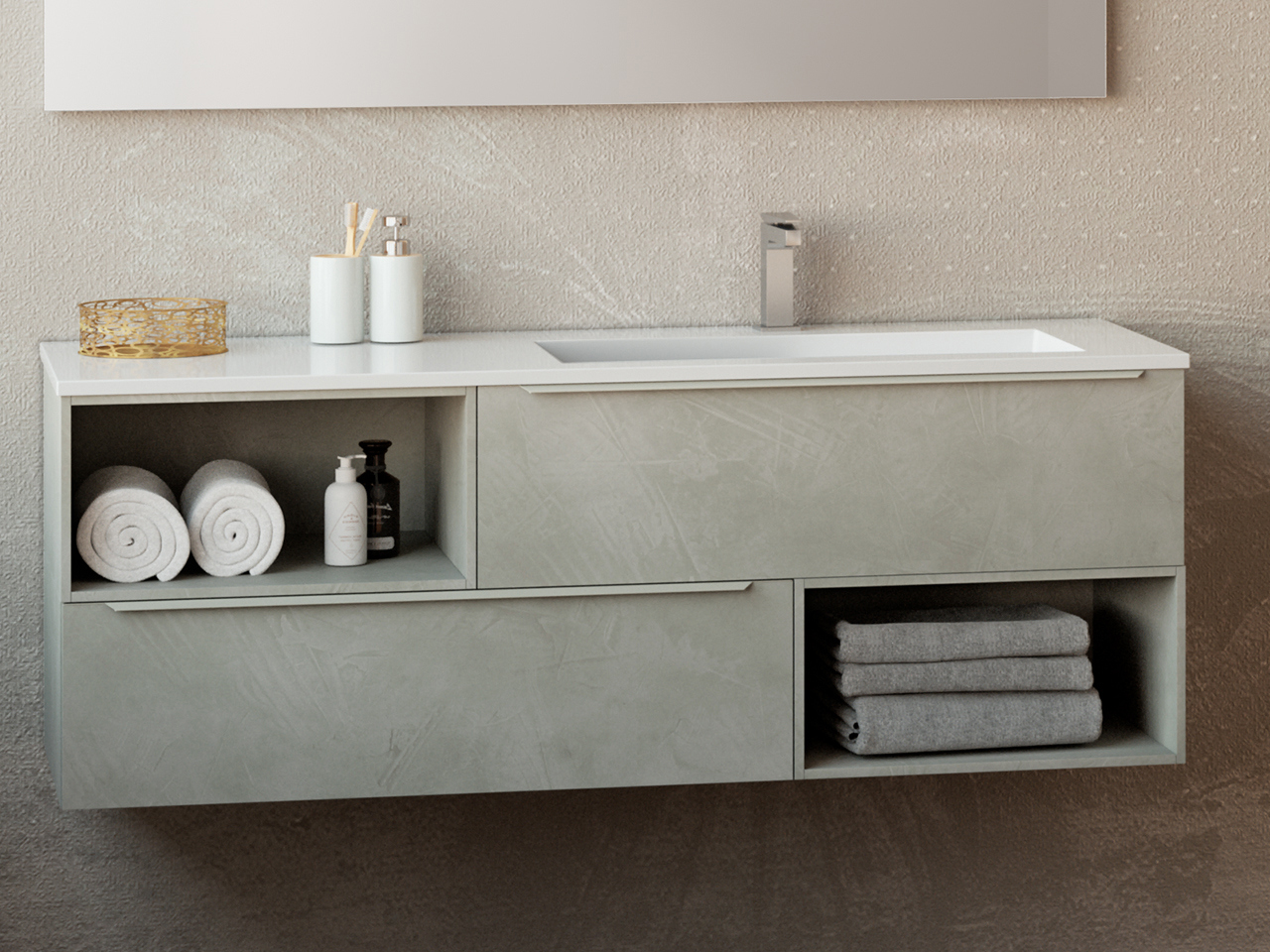 mobile bagno 2 cassetti