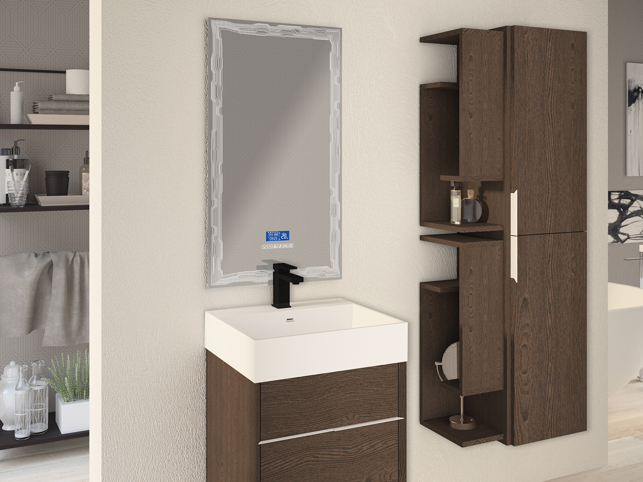 mobile bagno 50 cm mondo convenienza
