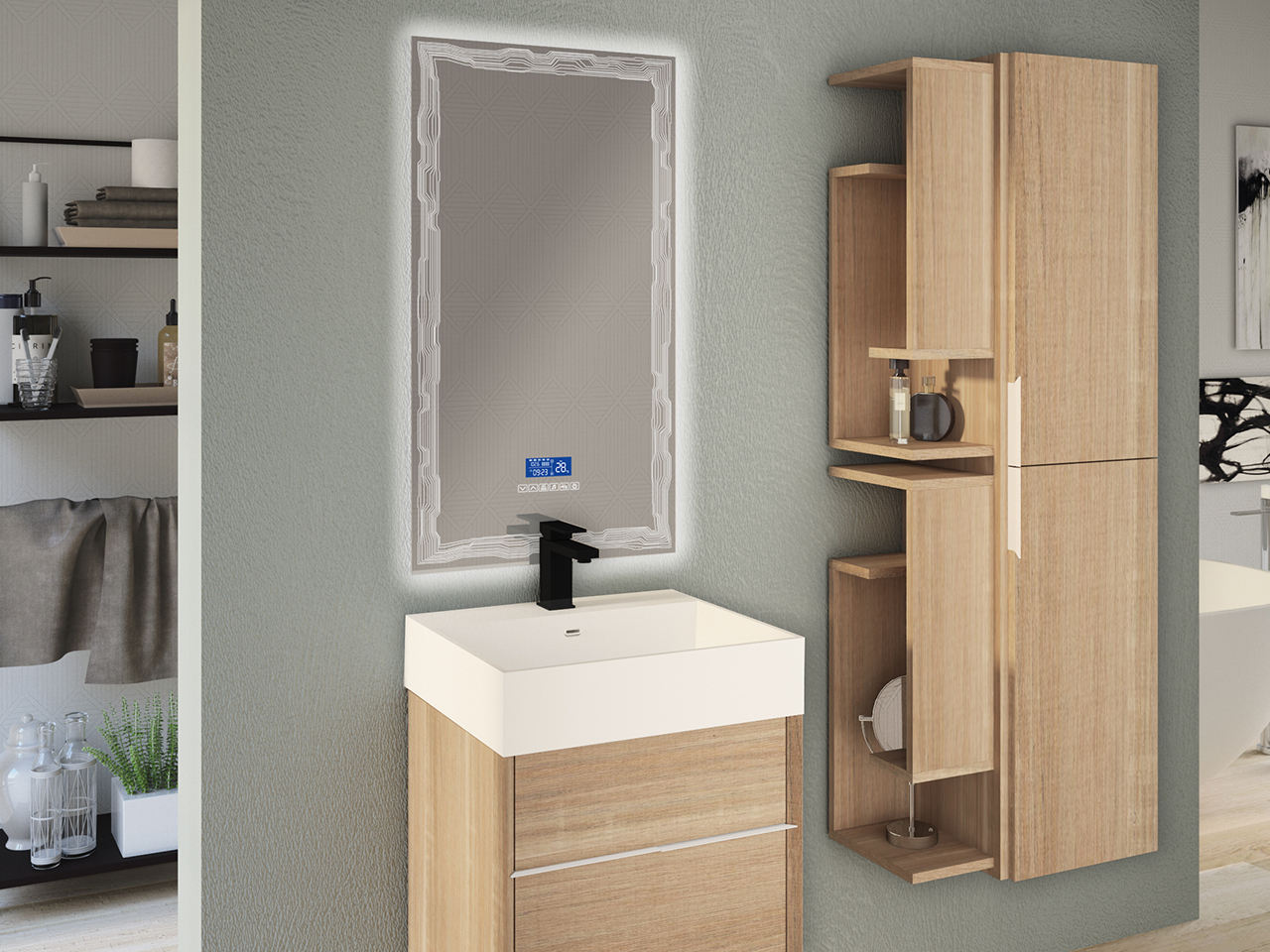 mobile bagno 50 cm mondo convenienza