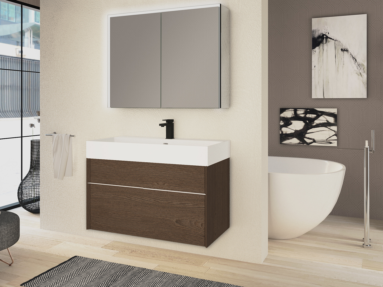 mobile bagno 90 x 45