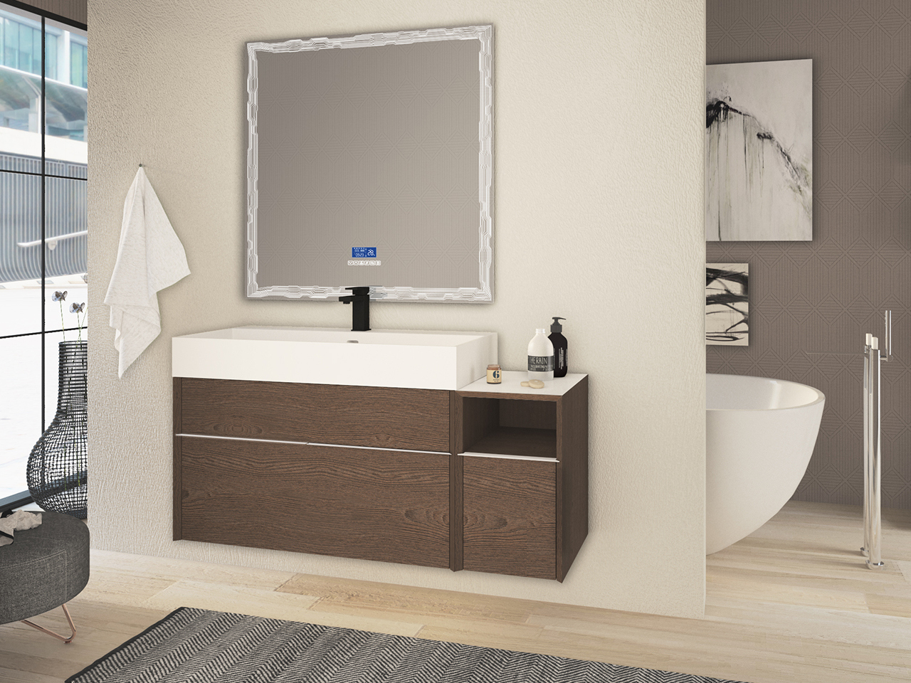 mobile bagno 90 cm iperceramica