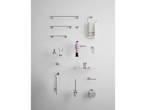 Porte-serviette 35 cm Tuli chrome