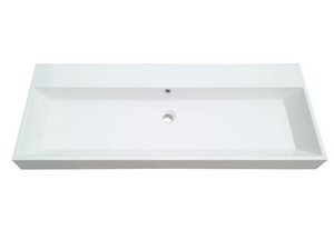 Mobile Bagno Qubo 120 cm Bianco Matrix con Lavabo Unitop