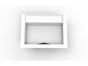 Lavabo Wash 60x46 cm TeckStone blanc brillant