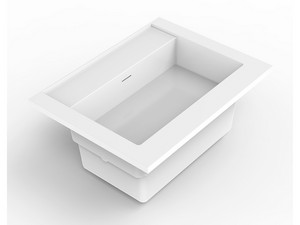 Lavabo Wash 60x46 cm TeckStone blanc brillant