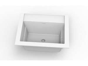 Lavabo Wash 60x46 cm TeckStone blanc brillant