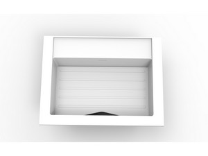 Lavabo Wash 60x46 cm TeckStone blanc brillant