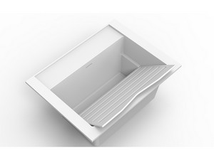 Lavabo Wash 60x46 cm TeckStone blanc brillant