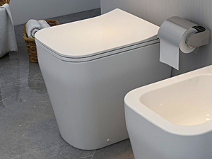 WC suspendu Wiki sans bride 50x35 cm blanc brillant