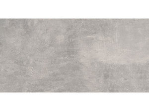 Fliese Works Grey 30,5X61,3 Feinsteinzeug Zementoptik Grau