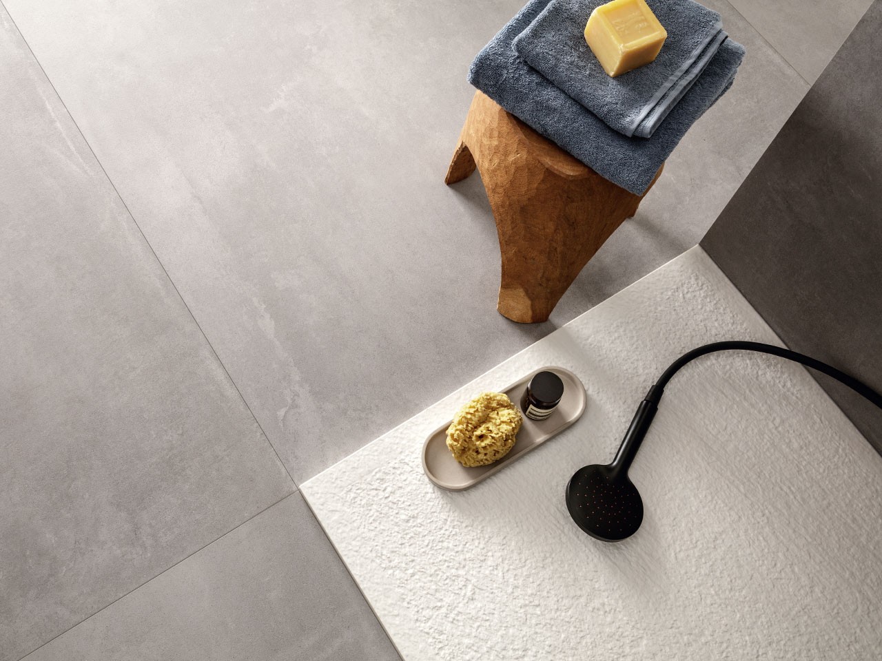 Piastrella Xlab Concept Warm Grey 120X120 Gres Effetto Cemento Grigio ...