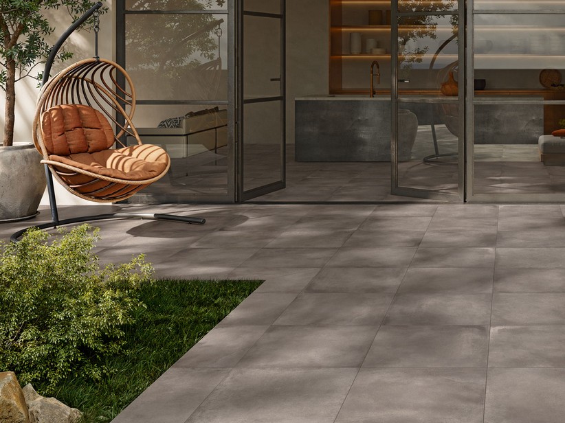 Piastrella City Grey XOUT 60x60 Gres Esterni Spessore 20mm Effetto ...