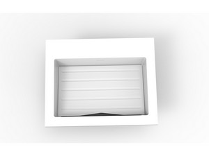 Lavabo Zeno 60x50 cm TeckStone blanc brillant